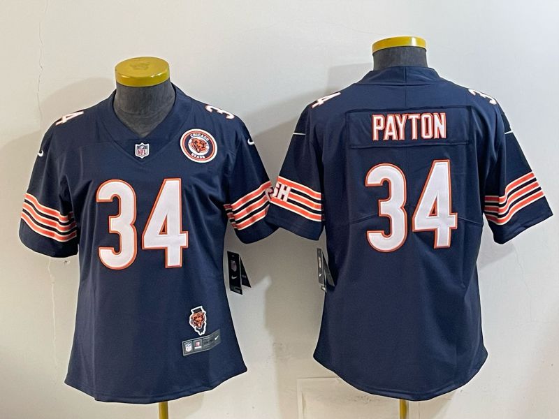 Youth 2026 Chicago Bears #34 Payton Blue Nike Limited NFL Jersey style 00010